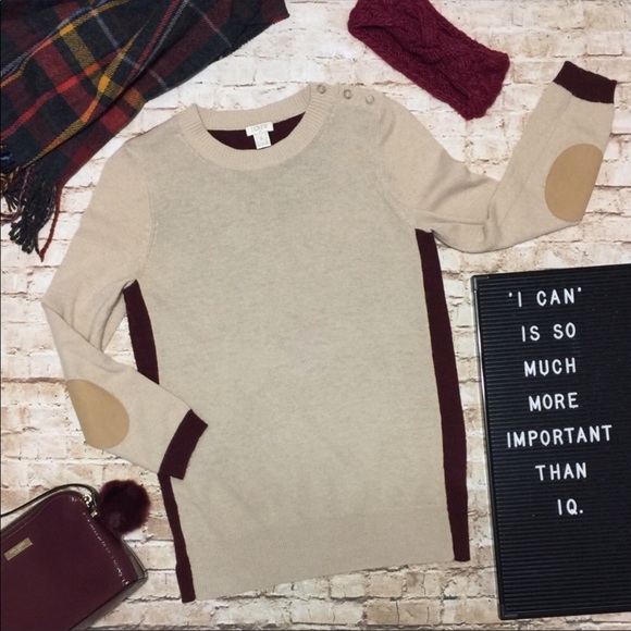 J. Crew Sweaters - J.Crew Colorblock Wool-Blend Sweater